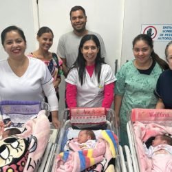 Hospital estadual celebra recuperação de trigêmeas após 24 dias de cuidados intensivos
