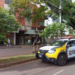 Tiros são disparados contra prédio no centro de Campo Mourão