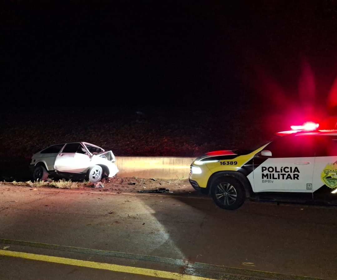 Jovem morre após acidente na PR-462, entre Iretama e Roncador