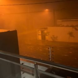 Cascavel também registra ventos fortes e chuva intensa em diversos bairros