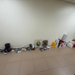 PF e BPFRON estouram depósito de contrabando em Guaíra (PR) e prendem suspeito