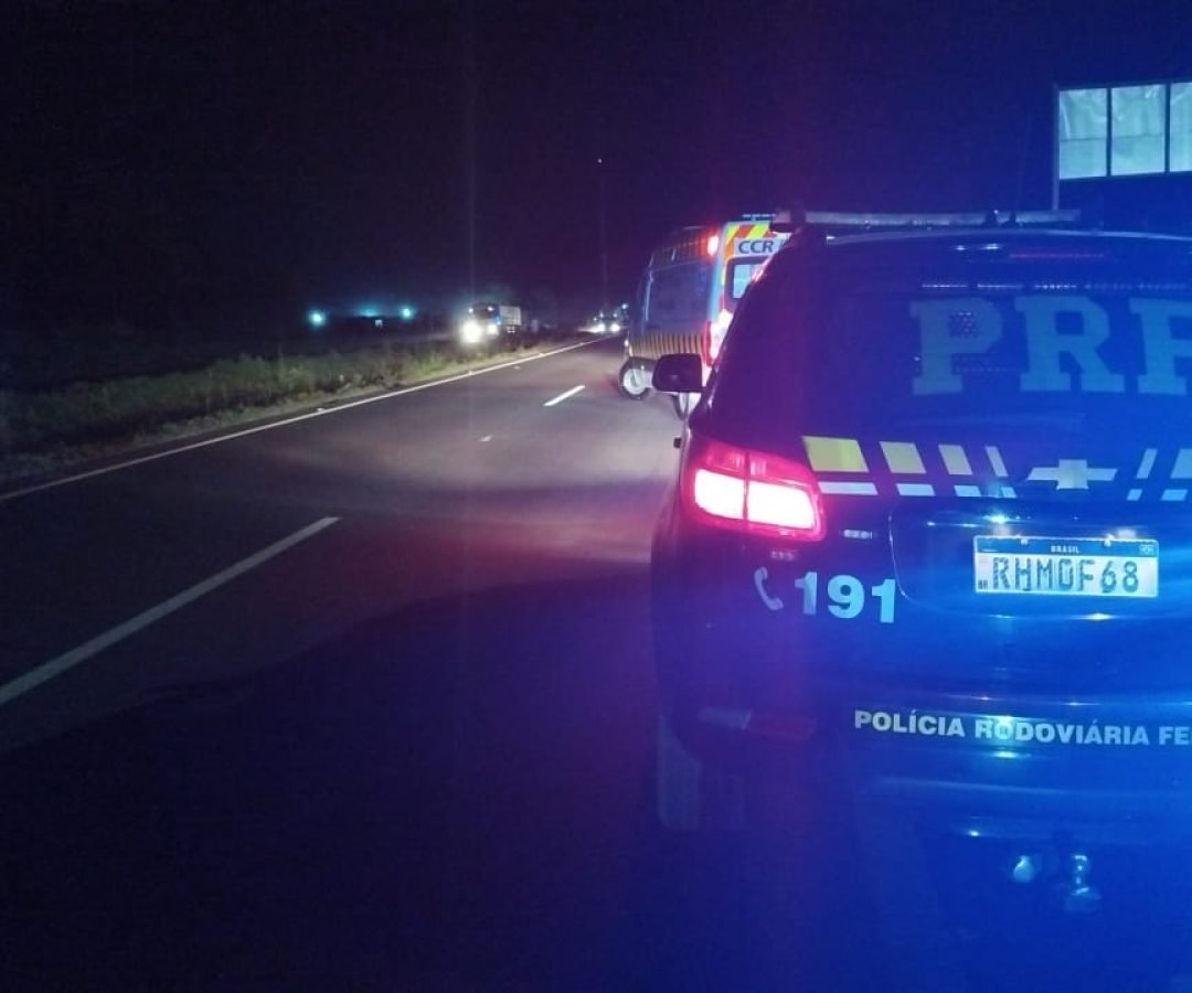 Jovem morre atropelado na BR-376, em Tibagi