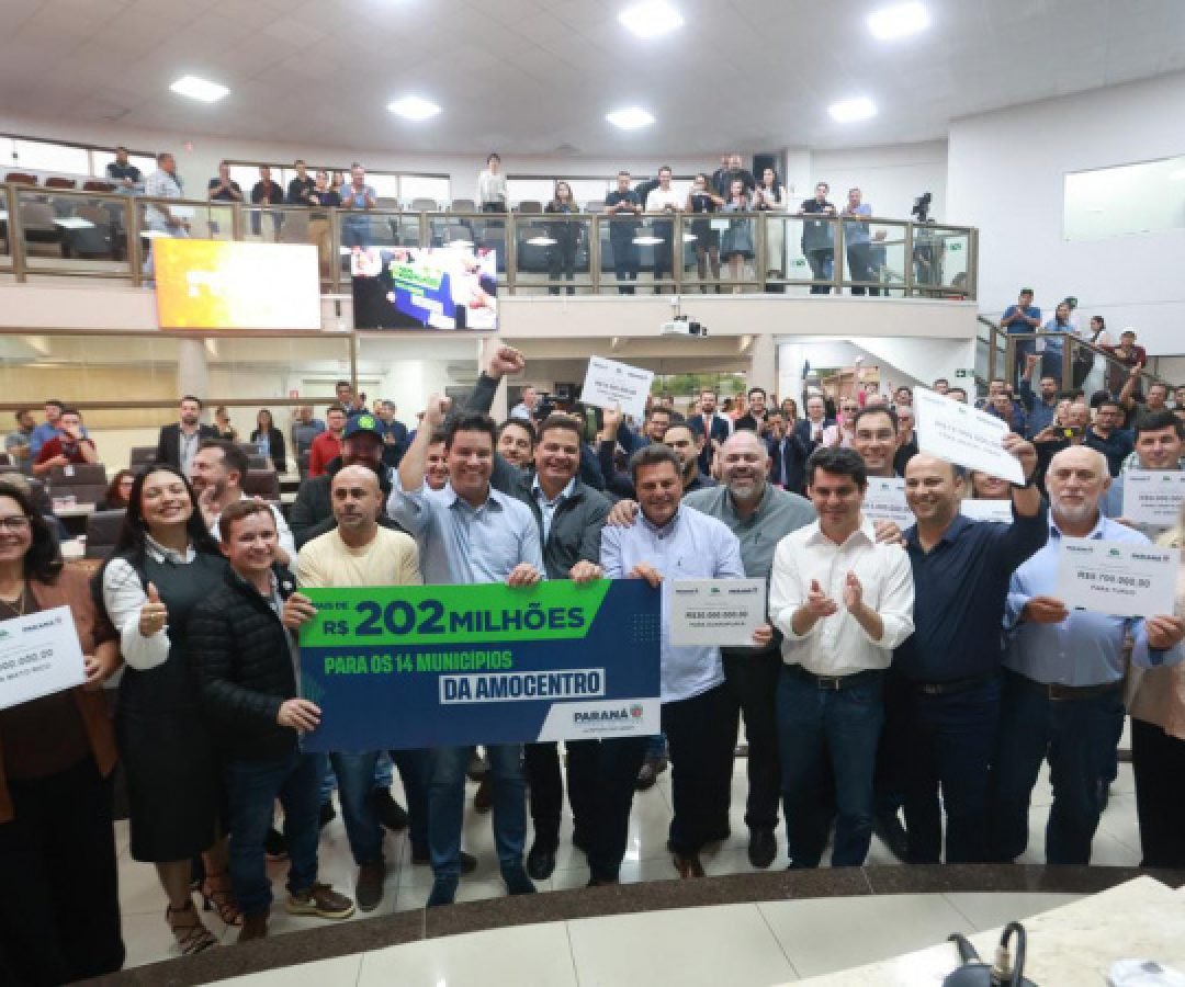 Estado libera R$ 202,7 milhões para os municípios da região de Guarapuava
