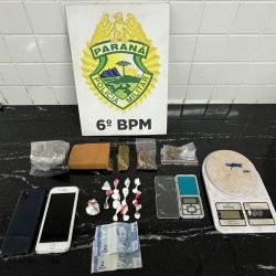 Ação do Choque resulta em prisão de dois homens e apreensão de drogas no Bairro Brasília