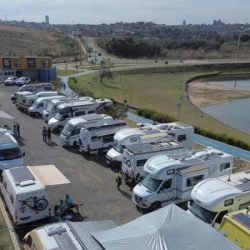 Comboio de motorhomes estará no Parque Barigui para divulgar o turismo sobre rodas