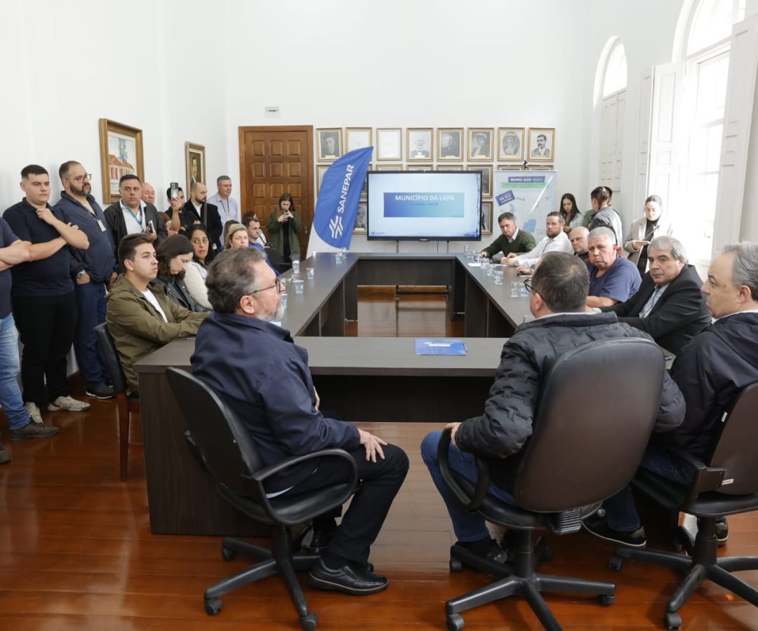 Sanepar apresenta investimentos e firma nova parceria com a Prefeitura da Lapa