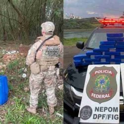 Ação conjunta apreende 15 quilos de maconha às margens do Rio Paraná em Foz do Iguaçu - catve.com