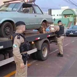 Carro furtado com ferramentas de trabalhador é recuperado pela PM em Toledo - catve.com