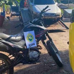 Motocicleta furtada é recuperada no Jardim Jupira, em Foz do Iguaçu - catve.com