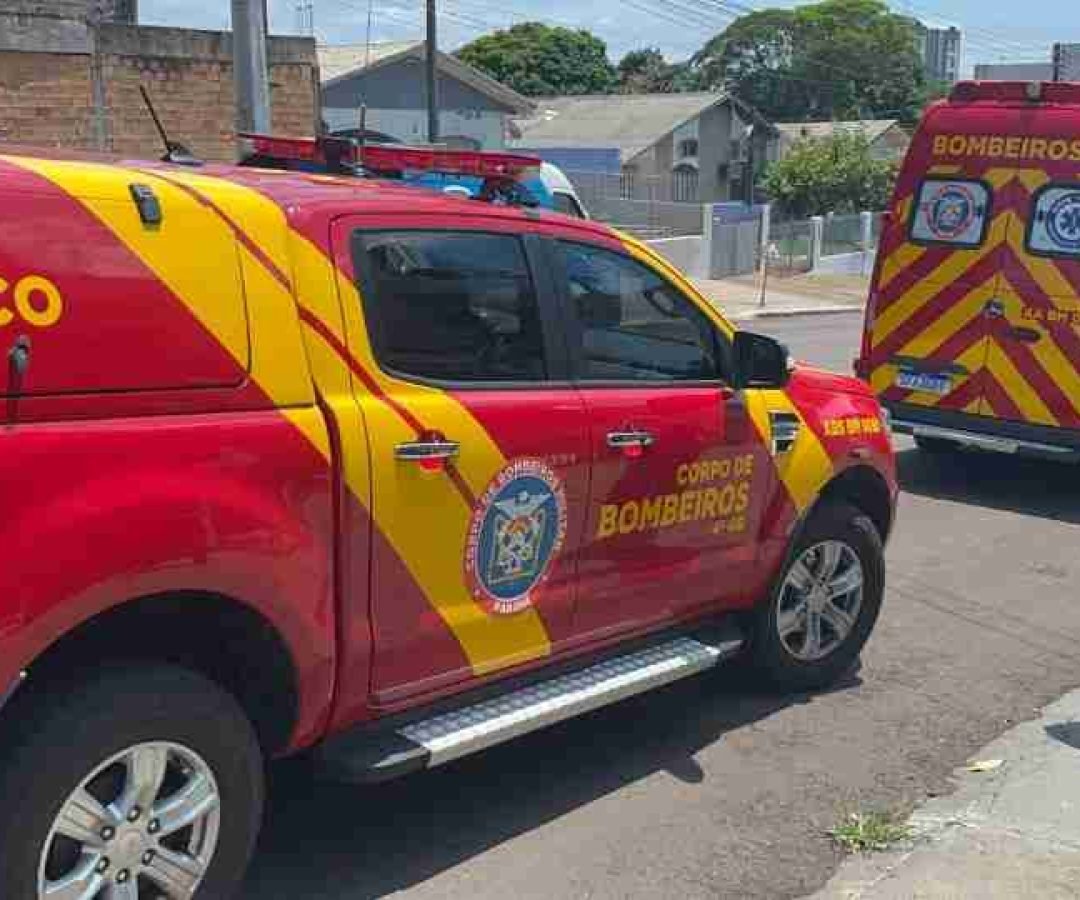 Pintor cai de escada, bate a cabeça e sofre convulsão em Cascavel - catve.com