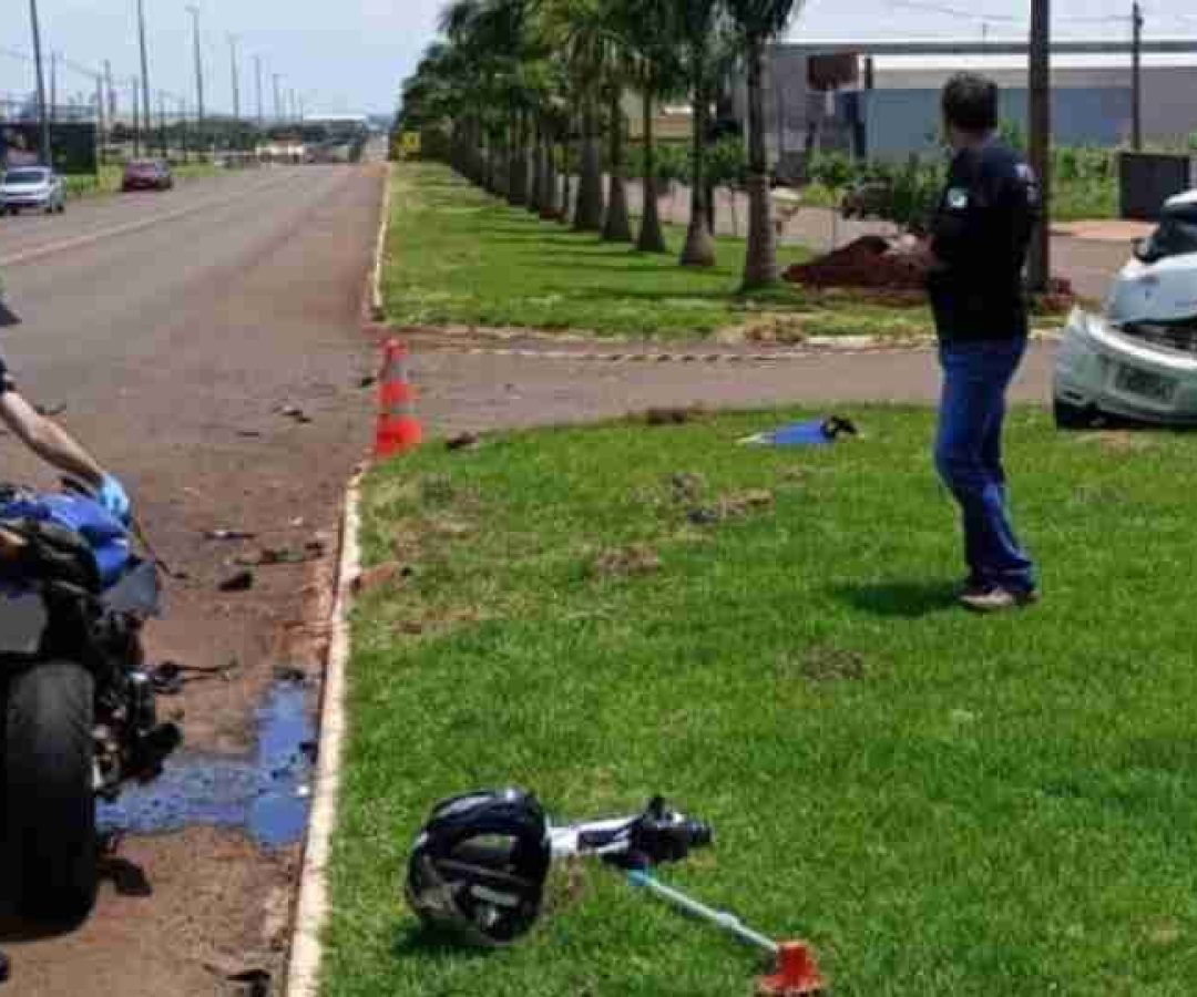 Motociclista morre em batida com carro na PR-574, em Cafelândia - catve.com