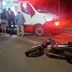 Motociclista fica ferido após batida com picape em cruzamento no bairro São Francisco, em Toledo - catve.com