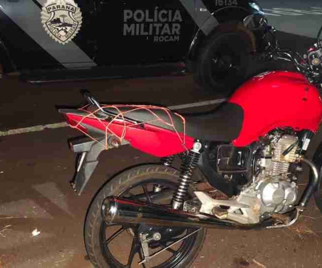 Motociclista sem CNH e sem placa é abordado em Toledo - catve.com