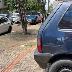 Três carros batem no Centro de Cascavel - catve.com