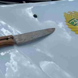 Faca é apreendida após denúncia na Avenida Brasil, em Cascavel - catve.com