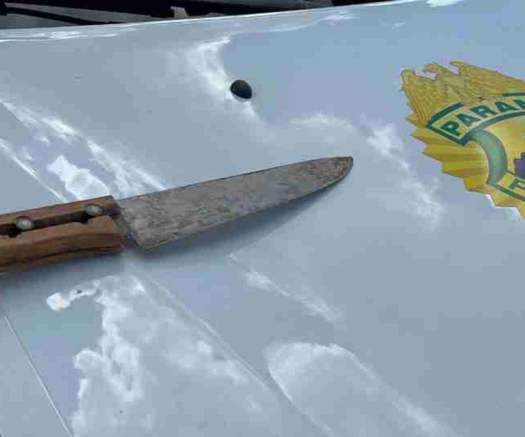 Faca é apreendida após denúncia na Avenida Brasil, em Cascavel - catve.com