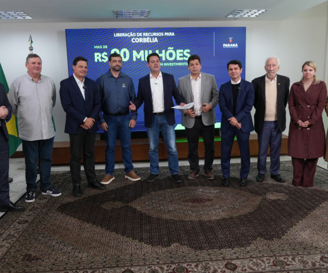 Ratinho Junior confirma R$ 363 milhões para 10 cidades em sete regiões do Estado