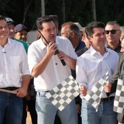 Governador libera primeiros 8 quilômetros da duplicação em concreto da PRC-466 entre Pitanga e Turvo