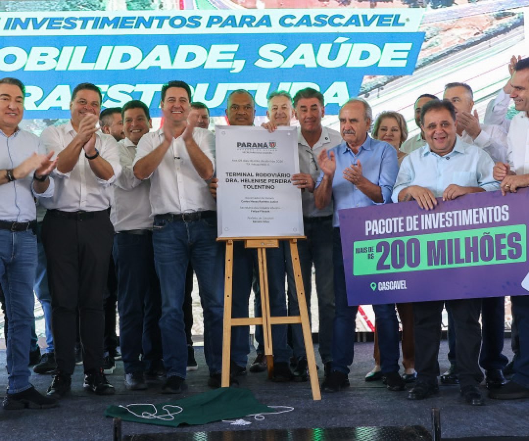 Governador reinaugura Rodoviária de Cascavel após maior reforma da história