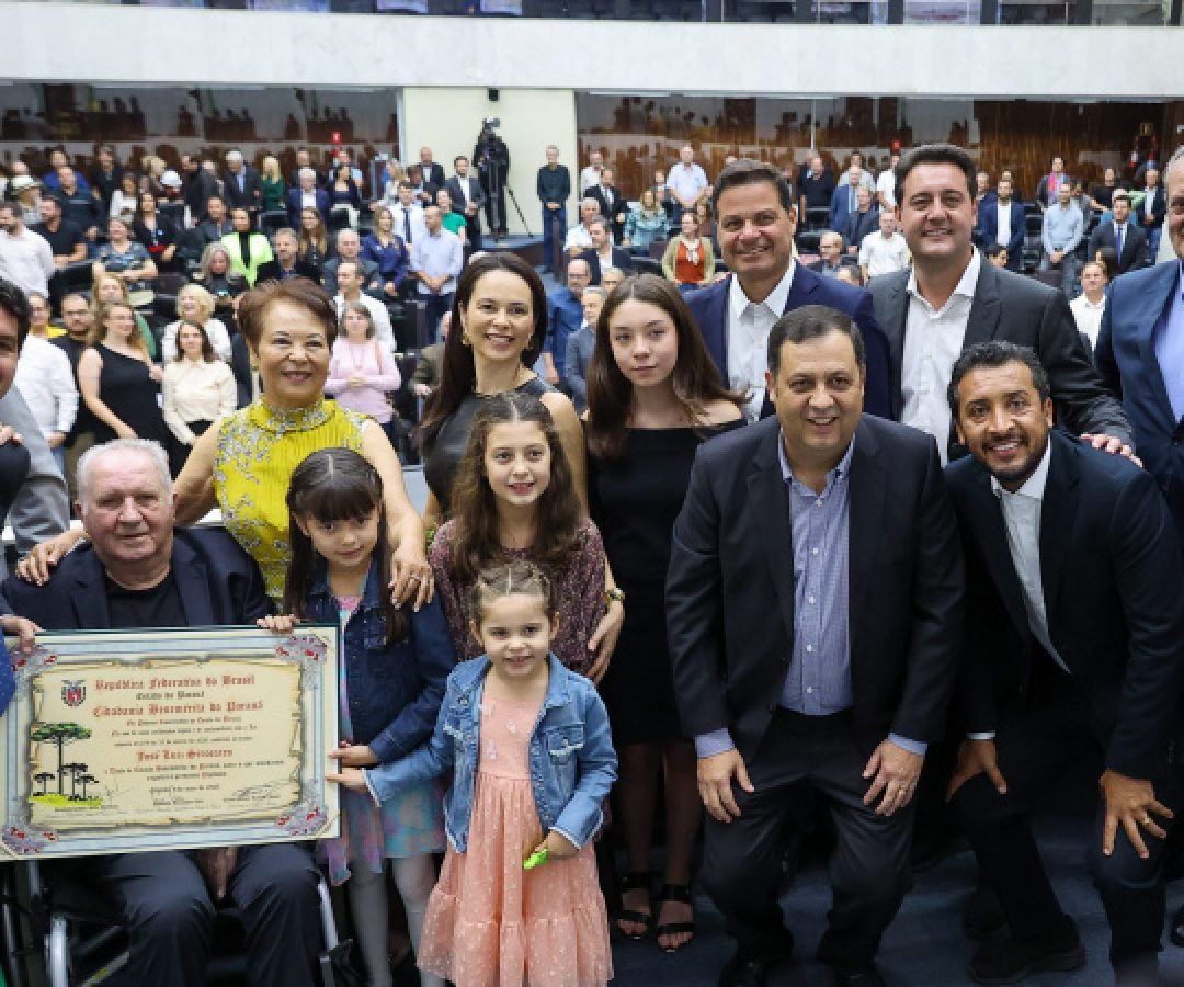 Na Alep, governador participa da entrega do título de Cidadão Benemérito a José Luiz Scroccaro