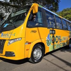 Amep inicia testes com ônibus movido a GNV e biometano em linha metropolitana