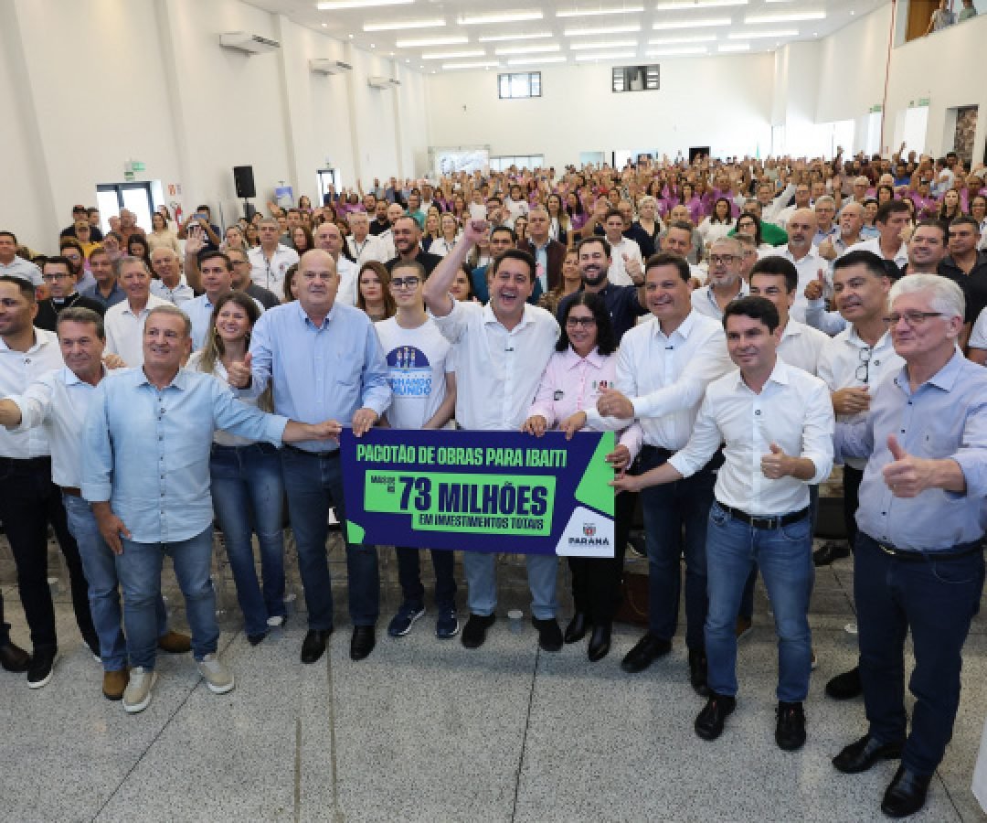 Governador autoriza início da pavimentação da PR-436 e novos investimentos para Ibaiti