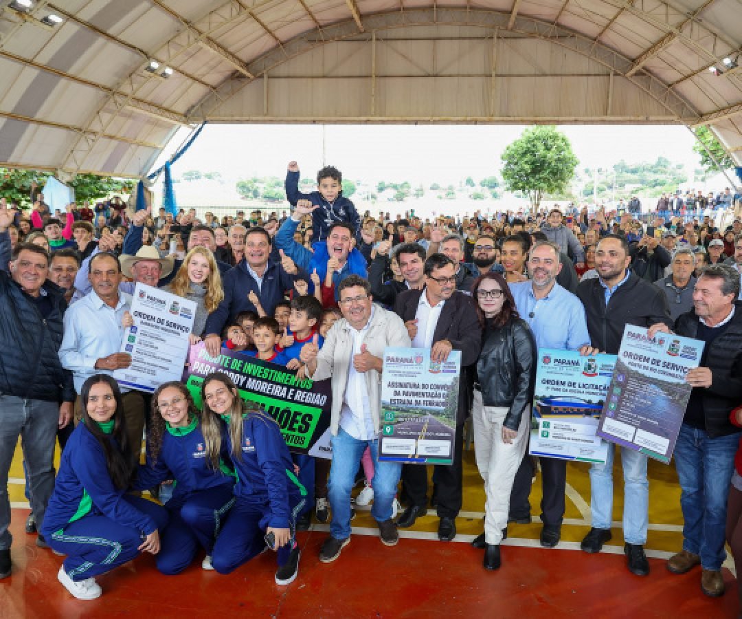 Fim da balsa: Ratinho Junior autoriza construção de ponte entre Godoy Moreira e Barbosa Ferraz