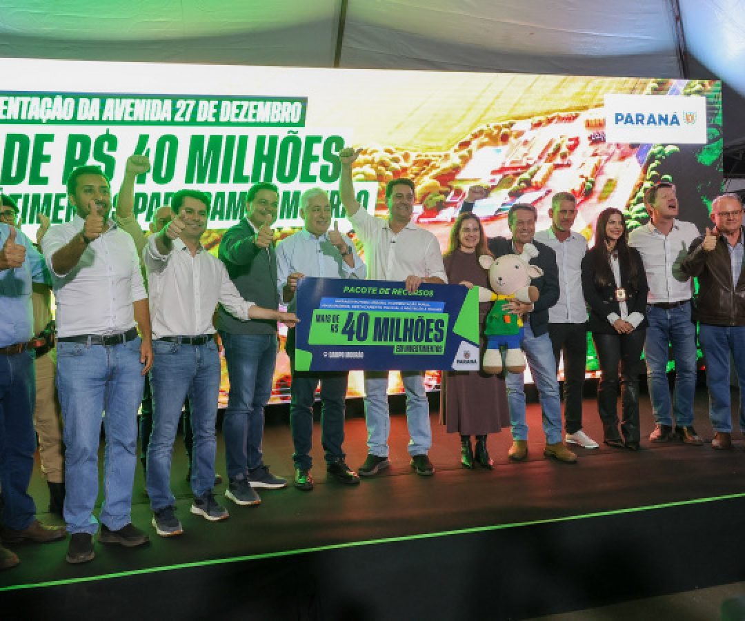 Campo Mourão receberá R$ 35,8 milhões para melhorar mobilidade urbana e logística do agronegócio