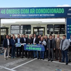 Frota da RMC ganha 46 novos ônibus com ar-condicionado e câmera de segurança