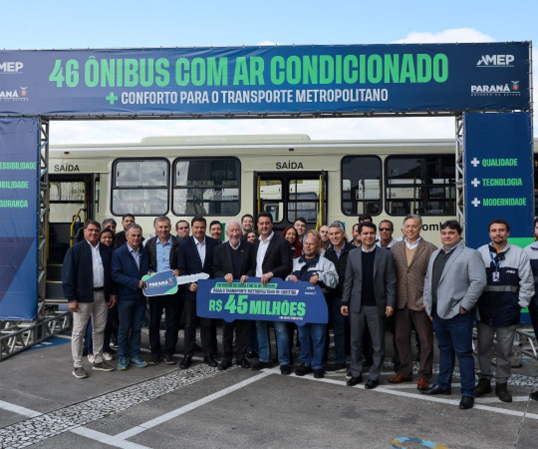 Frota da RMC ganha 46 novos ônibus com ar-condicionado e câmera de segurança