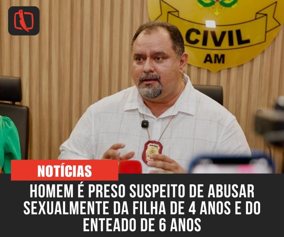 Homem é preso suspeito de abusar da filha e do enteado em Presidente Figueiredo