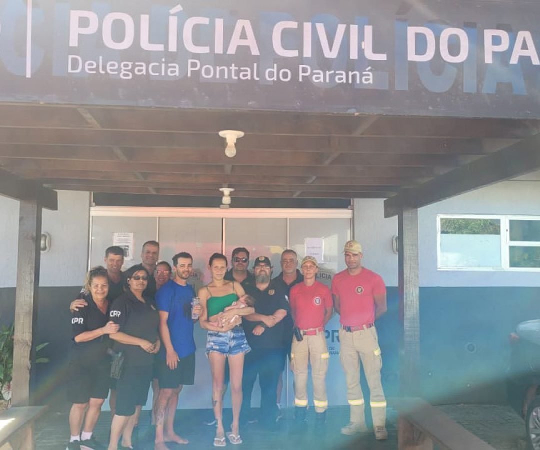 Policial civil salva bebê que estava engasgado em Pontal do Paraná