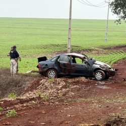 Traficante capota veículo durante acompanhamento policial na BR-369 e é encaminhado ao HUOP com ferimentos