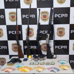 PCPR e PMPR prendem 9 pessoas em operação contra o tráfico em 4 cidades na RMC