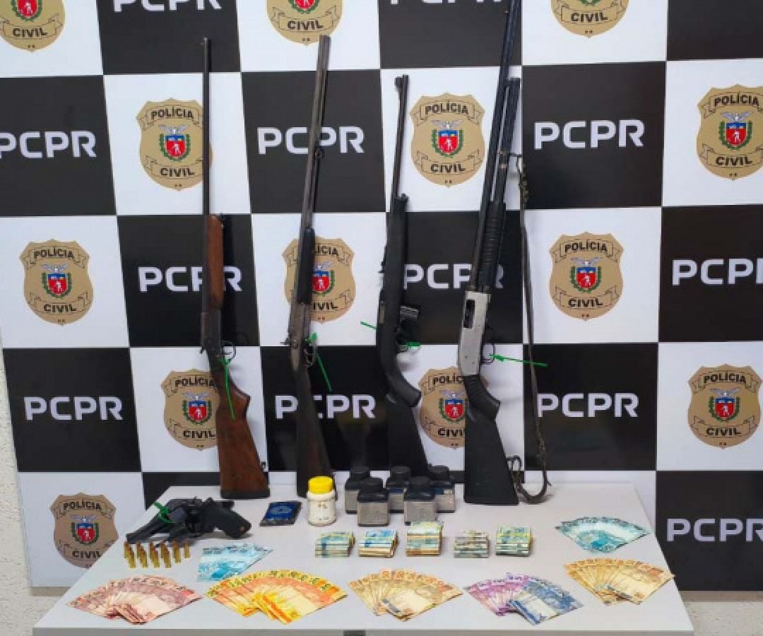 PCPR e PMPR prendem 9 pessoas em operação contra o tráfico em 4 cidades na RMC