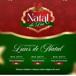 Corbélia se prepara para um Natal inesquecível com o acender das luzes