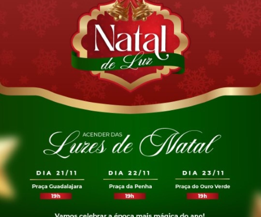 Corbélia se prepara para um Natal inesquecível com o acender das luzes