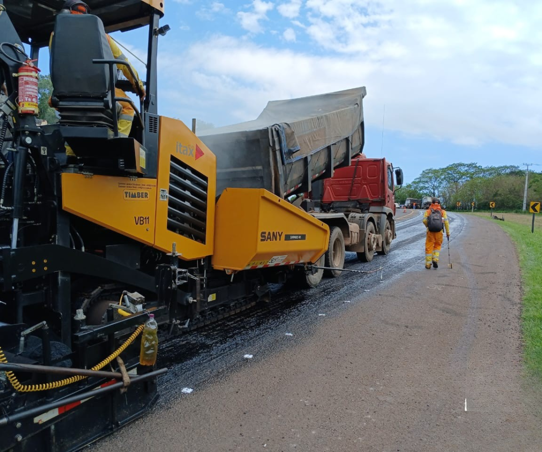 EPR Iguaçu realiza intervenções com sistema de Pare e Siga nesta semana