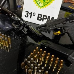 Dois homens são presos por porte ilegal de armas de fogo em Corbélia