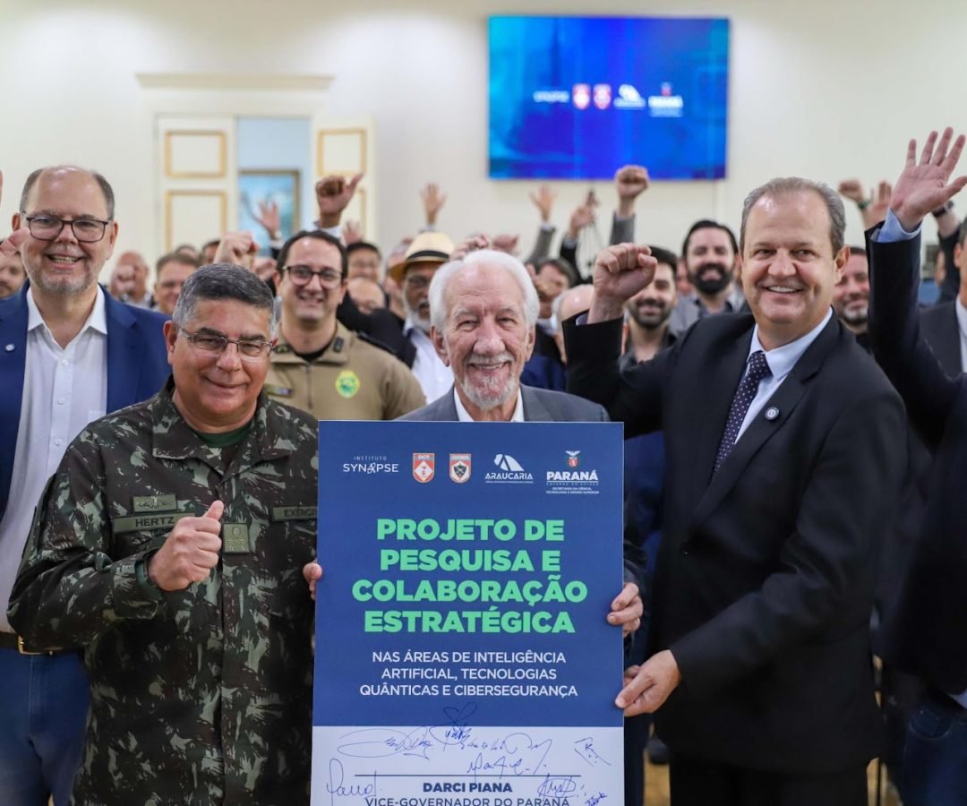 Paraná firma parceria com Exército para pesquisas com IA e cibersegurança
