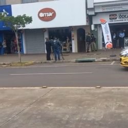Assalto é registrado na Avenida Brasil em Cascavel