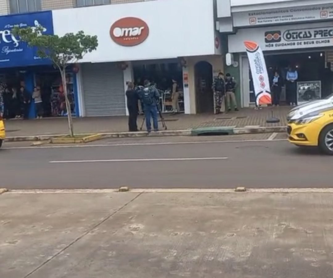 Assalto é registrado na Avenida Brasil em Cascavel