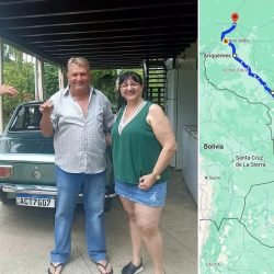 Casal viaja do Paraná ao Amazonas para entregar Ford Corcel vendido
