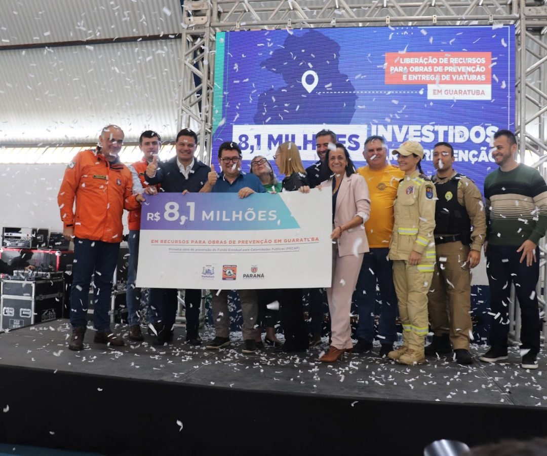 Guaratuba recebe R$ 8,1 milhões do fundo de calamidades para obras preventivas