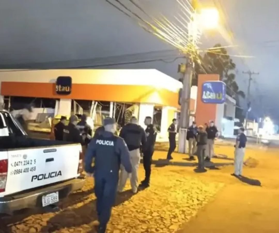 bando rouba banco em Katueté, no Paraguai
