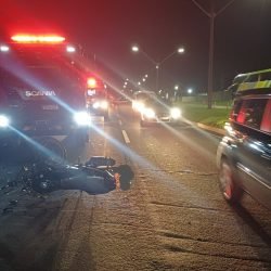 PRF atende sinistro em Londrina com condutor embriagado