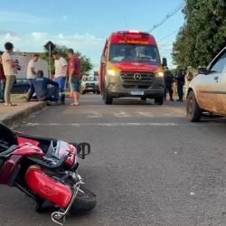 Mãe e filho são atingidos por Fiesta no Santa Cruz