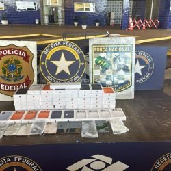 Receita Federal apreende apreendem smartphones ocultos em fundo falso na Ponte da Amizade