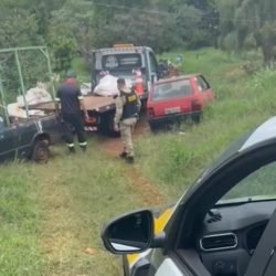 PM recupera carro de Associação de Catadores de Santa Tereza do Oeste; veículo estava com ex-presidente