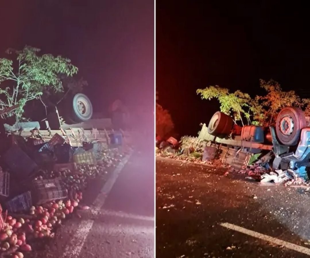 Motorista morre após veículo capotar na PRC-487 em Pitanga